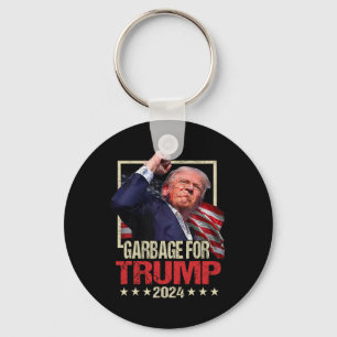 Chaveiro Lixo da Eleição 2024 de Trump Para Voto de Trump P