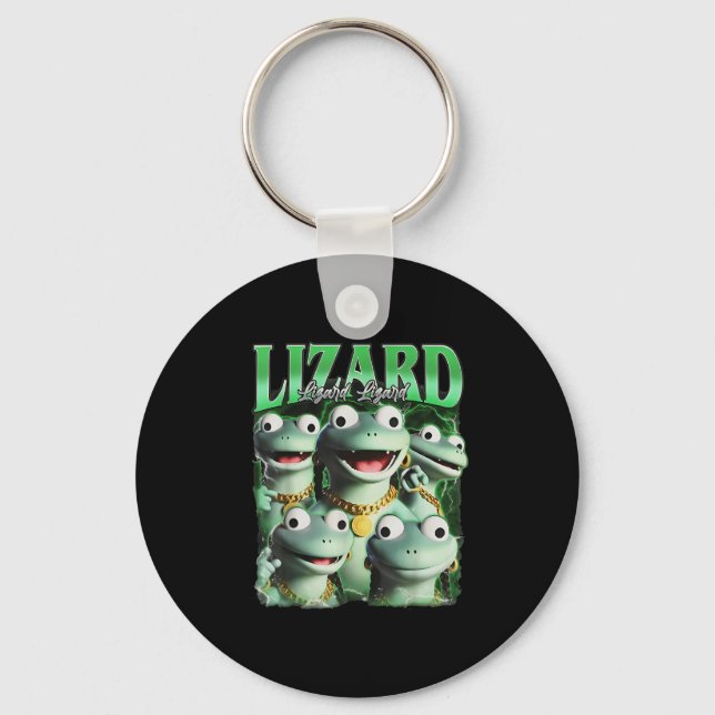 Chaveiro Lizard Lizard Lizard Funny Meme Lizard Bootleg Wei (Frente)