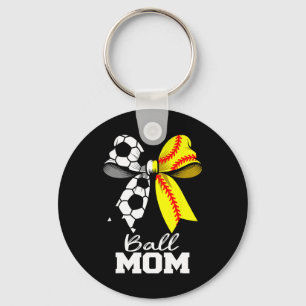 Chaveiro Ll Mãe Futebol Softll Mãe Coquette Laço Jogo Diver