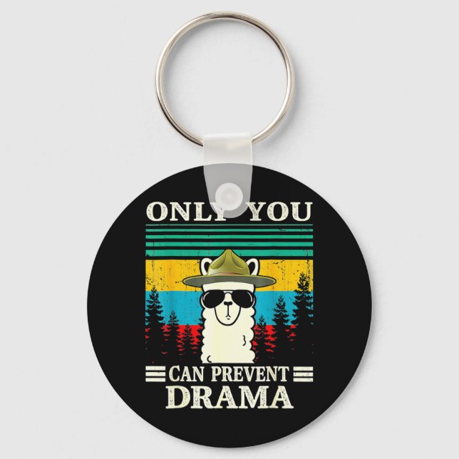 Chaveiro Llama Acampando Apenas Você Pode Impedir Drama Vin (Frente)