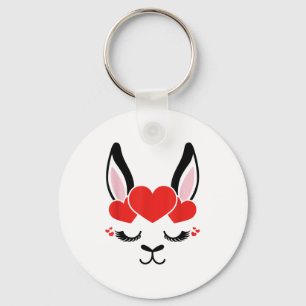 Chaveiro Llama Eyelashes Alpaca Face Rua Co