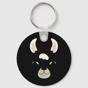 Chaveiro Llama Face Halloween Costume Alpaca Amantes