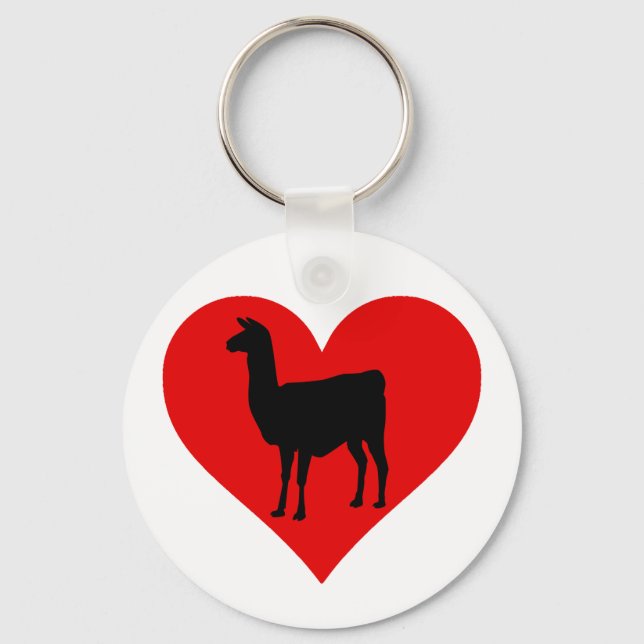 Chaveiro Llama Love (Frente)