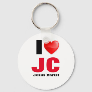 Chaveiro Llaver I love Jesus Christ