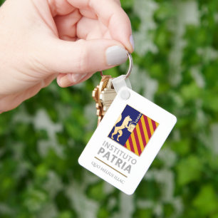 Chaveiro Llavero aluminio. Colección Patria