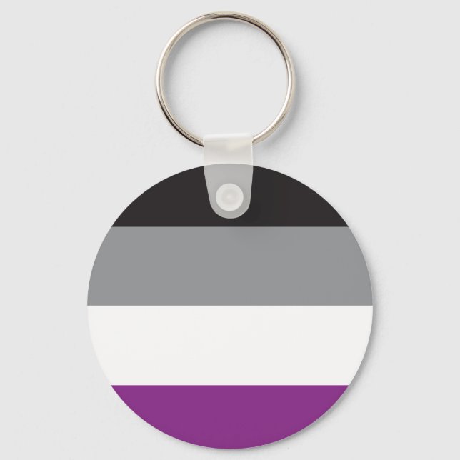 Chaveiro Llavero Bandera Asexual - Amor é Amor (Frente)