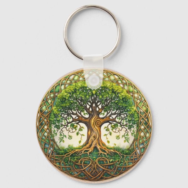 Chaveiro Llavero Celta Árbol de la vida (Frente)