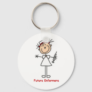 Chaveiro Llavero de futura enfermera