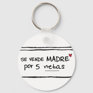 Chaveiro Llavero de "se vende madre por 5 redes"