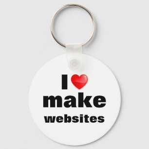 Chaveiro Llavero eu adoro criar sites