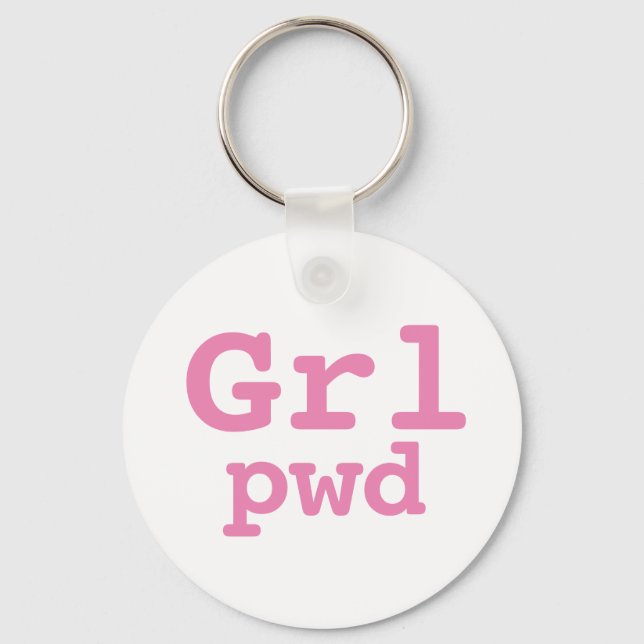 Chaveiro Llavero Grl pwd (Frente)