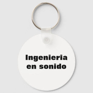 Chaveiro Llavero ingeniero en sonido