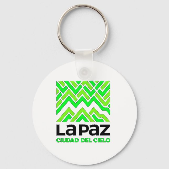 Chaveiro Llavero La Paz ciudad del cielo (Frente)