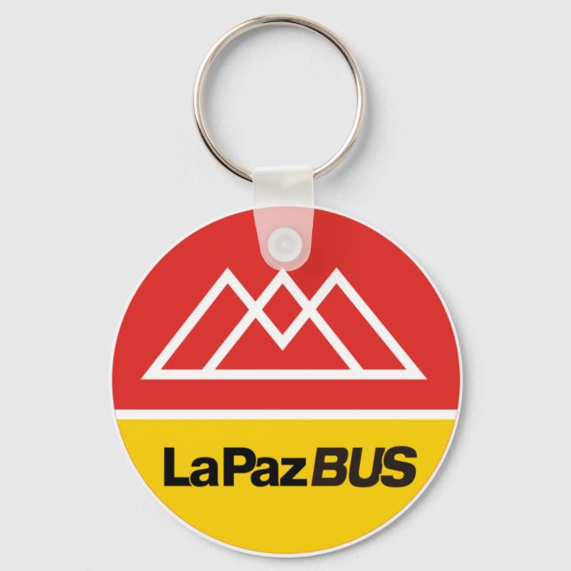 Chaveiro Llavero La Paz ônibus (Frente)