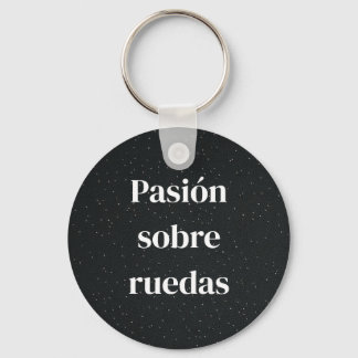 Chaveiro llavero vilianes con frase del mundo del motor