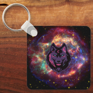 Chaveiro Lobo Cósmico, Espírito Celestial Roxo