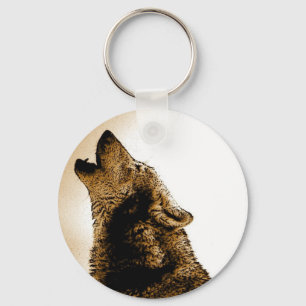 Chaveiro Lobo do urro