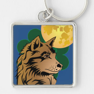 Chaveiro lobo jovem sonhado