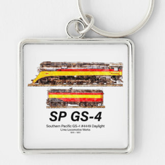 Chaveiro Locomotiva a Vapor Southern Pacific GS-4 Daylight