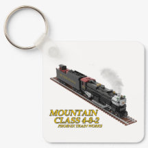 Locomotiva PTW Mountain 4-8-2 de dois lados
