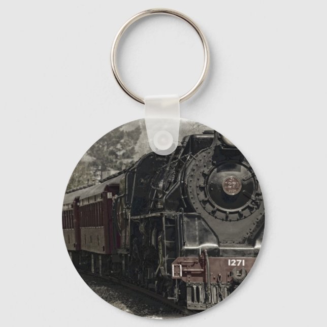 Chaveiro Locomotiva Vintage (Frente)