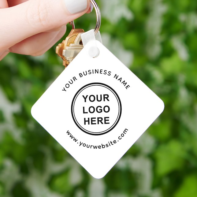 Chaveiro Logo | Business Name | Website | Promotional (Criador carregado)