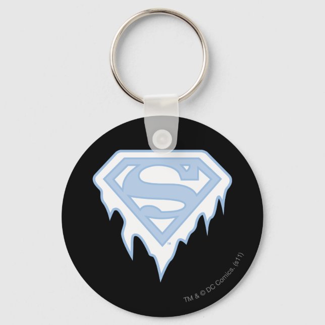 Chaveiro Logotipo azul da Supergirl (Frente)
