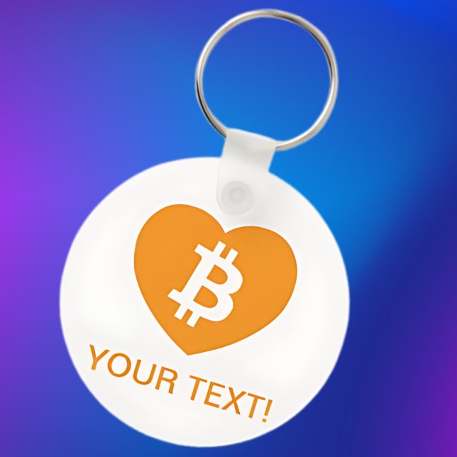Chaveiro Logotipo Bitcurrency in Heart (Criador carregado)