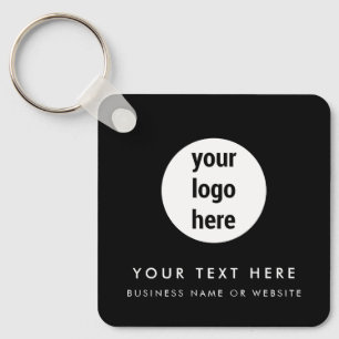 Chaveiro Logotipo comercial Código QR Negrito Mínimo Empres