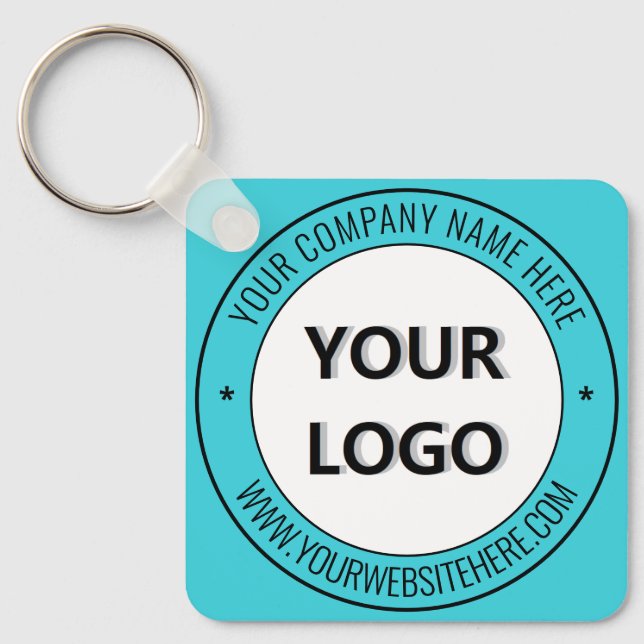 Chaveiro Logotipo comercial personalizado e Modelo de Chave (Frente)