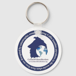 Chaveiro logotipo da ColliesWithoutBorders