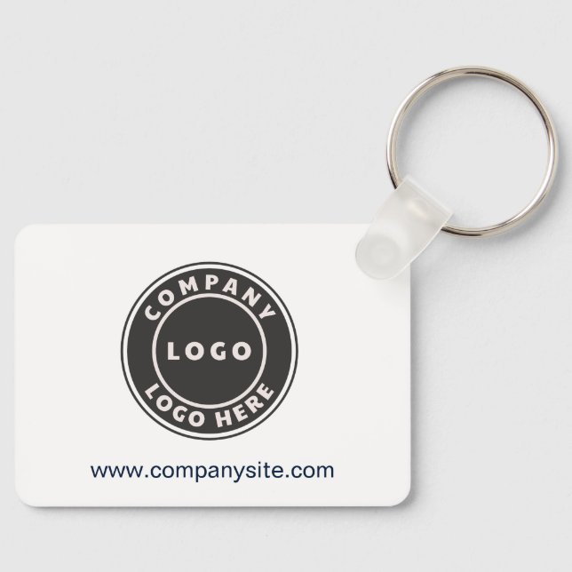 Chaveiro Logotipo da Empresa e Funcionários Personalizados  (Frente)