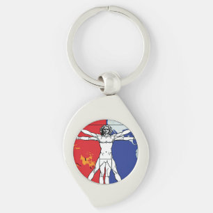 Chaveiro Logotipo da Missão Skylab 2 Vitruvian Man