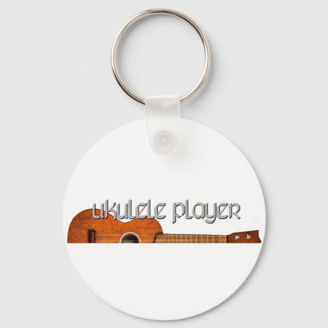 Chaveiro Logotipo da Revista Ukulele Player (Frente)
