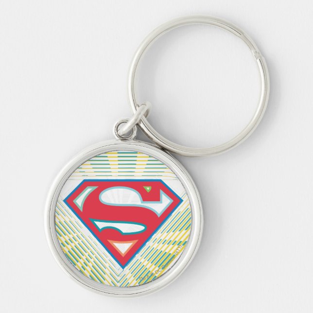 Chaveiro Logotipo da Supergirl Groovy (Frente)