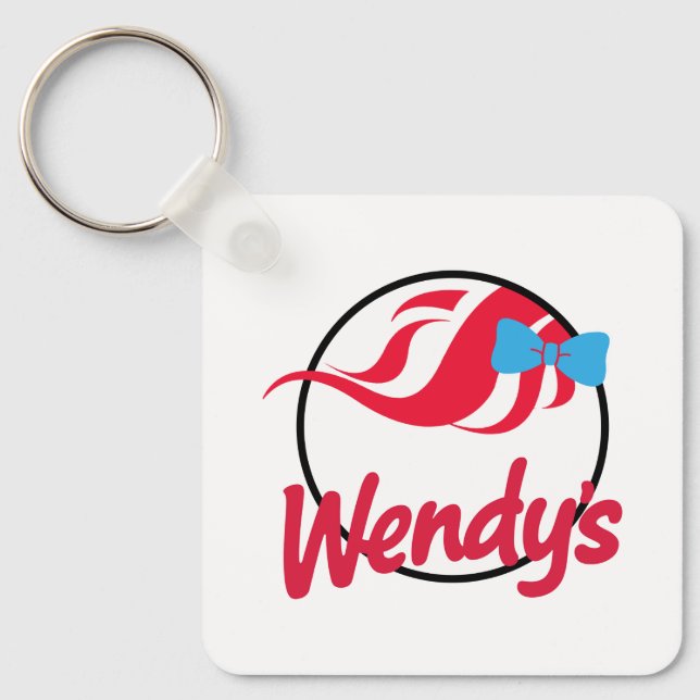 Chaveiro Logotipo da Wendy's (Frente)