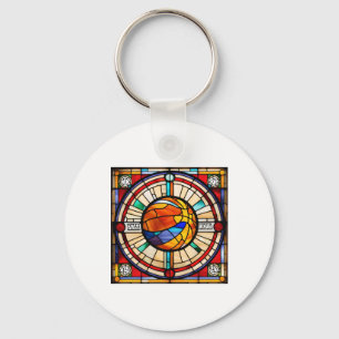 Chaveiro Logotipo de Basquete Vintage