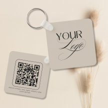 Logotipo de Código QR de Texto Personalizado Premi