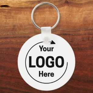 Chaveiro Logotipo de Código QR Personalizado Empresarial