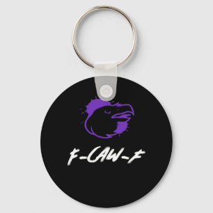 Chaveiro Logotipo de Corvo Engraçado F-Caw-F – Caws For Att