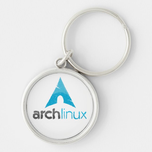 Chaveiro Logotipo de Linux do arco (Frente)