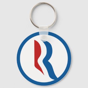 Chaveiro Logotipo de Mitt Romney "R"