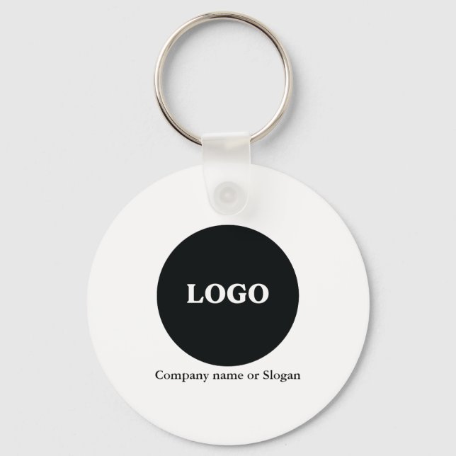 Chaveiro Logotipo de Negócios Personalizado – Adicione Sua  (Frente)