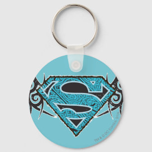 Chaveiro Logotipo de padrão tribal da Supergirl