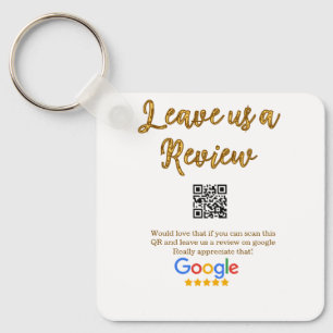 Chaveiro logotipo de revisão de negócios do Google Scan QR