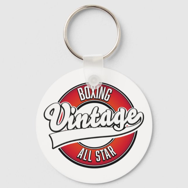 Chaveiro Logotipo de Todas as Estrelas do Boxage Vintage (Frente)