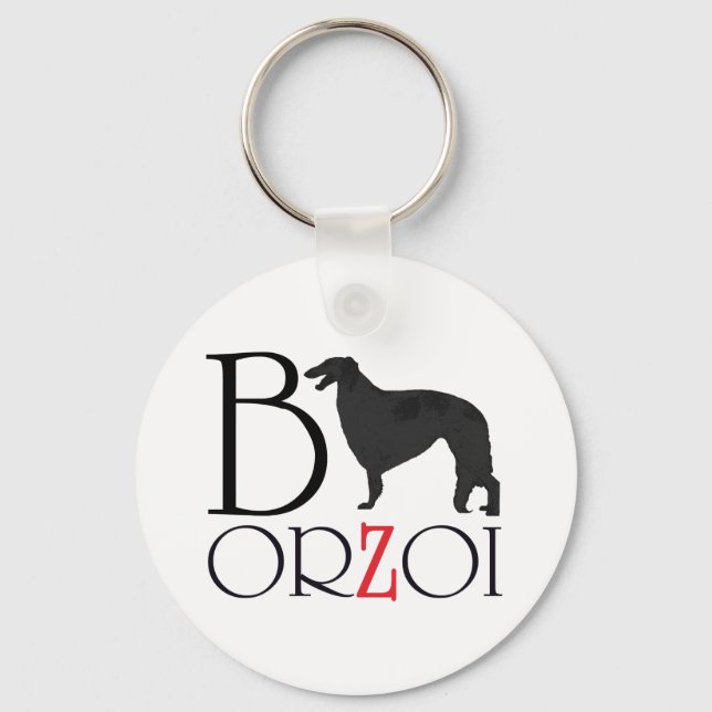 Chaveiro Logotipo do Borzoi (Frente)