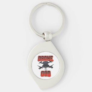 Chaveiro logotipo do Drone God