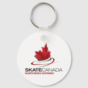 Chaveiro Logotipo do norte de Canadá Ontário do skate
