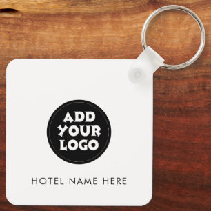 Chaveiro Logotipo e Nome de Hotel Simples